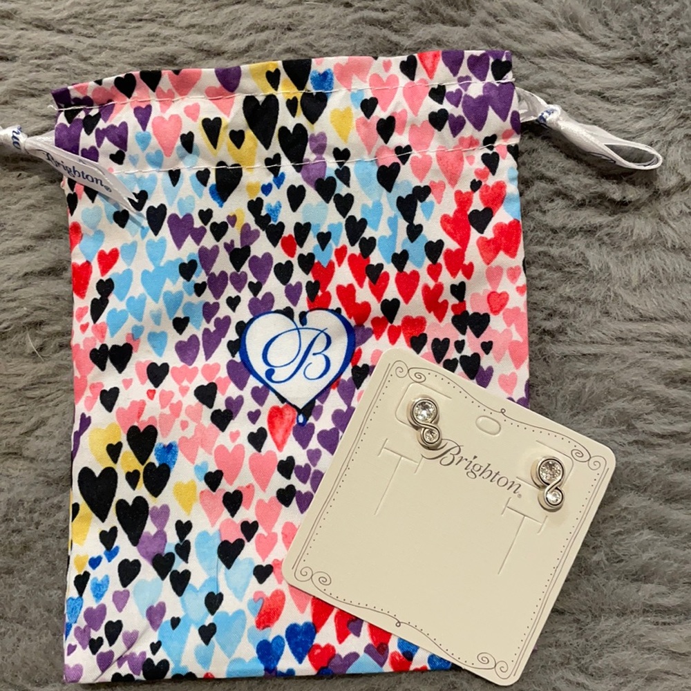 Brighton infinity sparkle post earrings